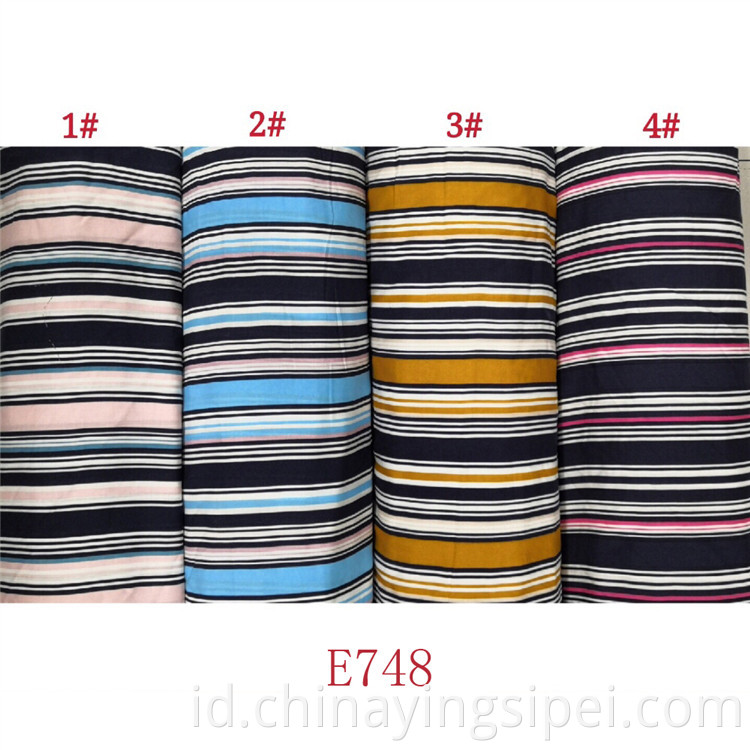 Di Stok Eco Friendly Prints Rayon Challis Pola Polos Cetak Kain Viscose Challis Rayon